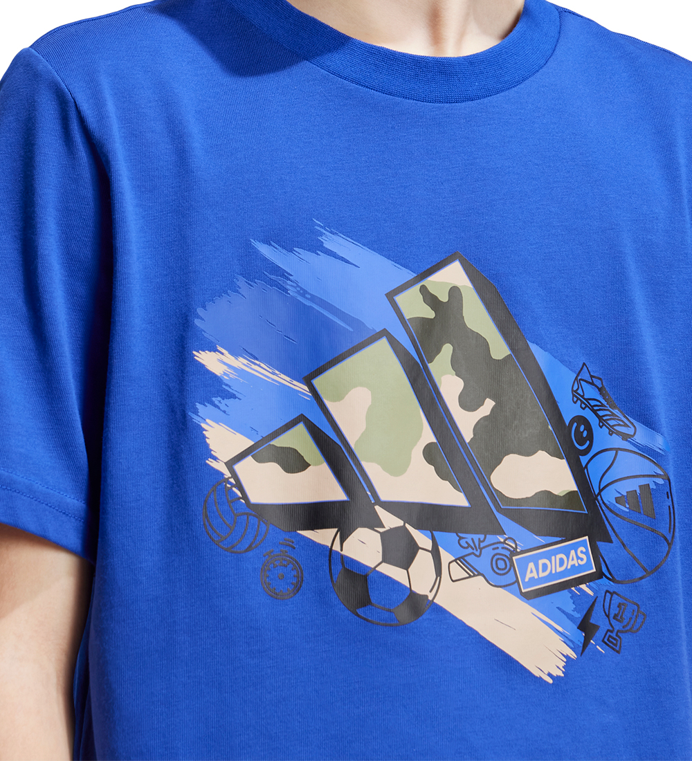 adidas Performance T-shirt - Train - Blå