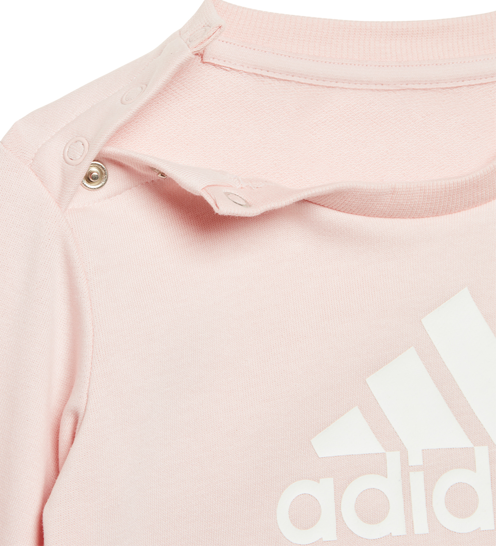 adidas Performance Sweatsæt - I Bos Jog FT - Rosa/Hvid