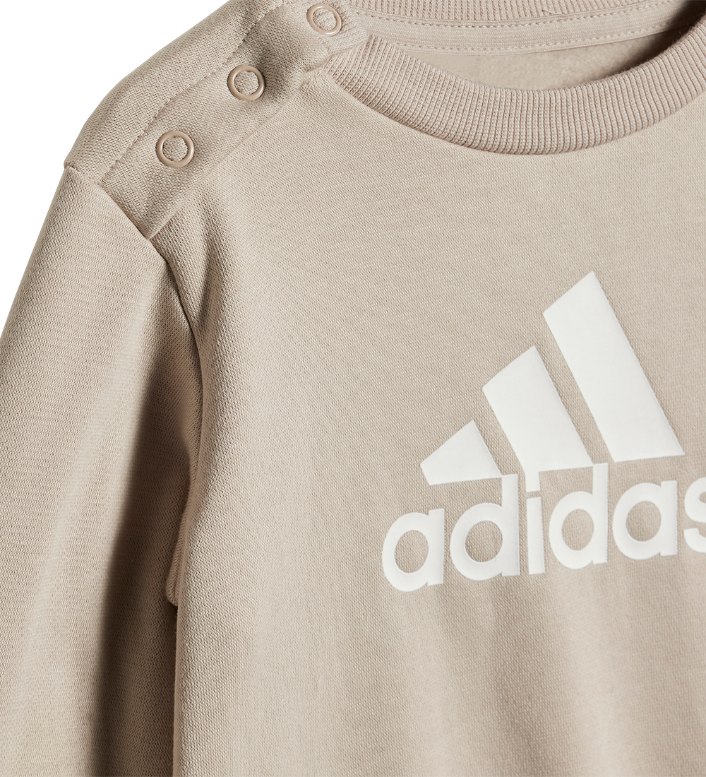 adidas Performance Sweatsæt - I Bos Logo Jog - Beige/Grøn