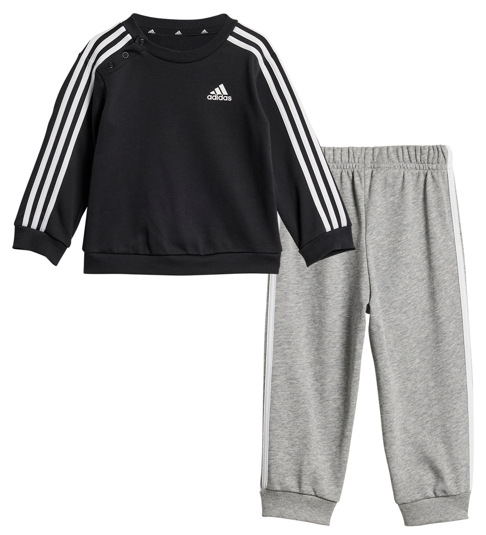 adidas Performance Sweatsæt - I 3S Jog - Sort/Grå