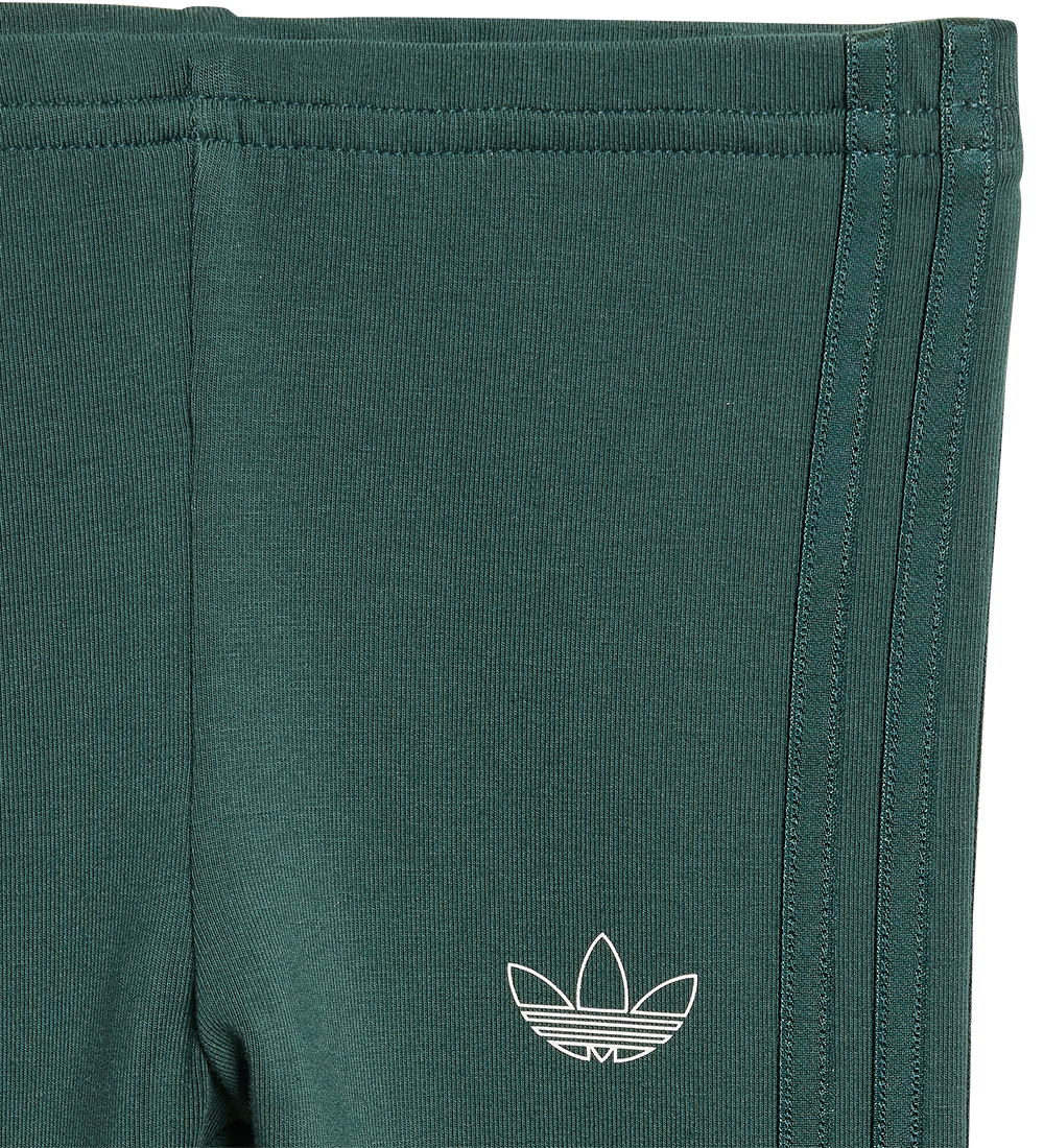 adidas Originals Sweatsæt - Crew - Hvid/Grøn