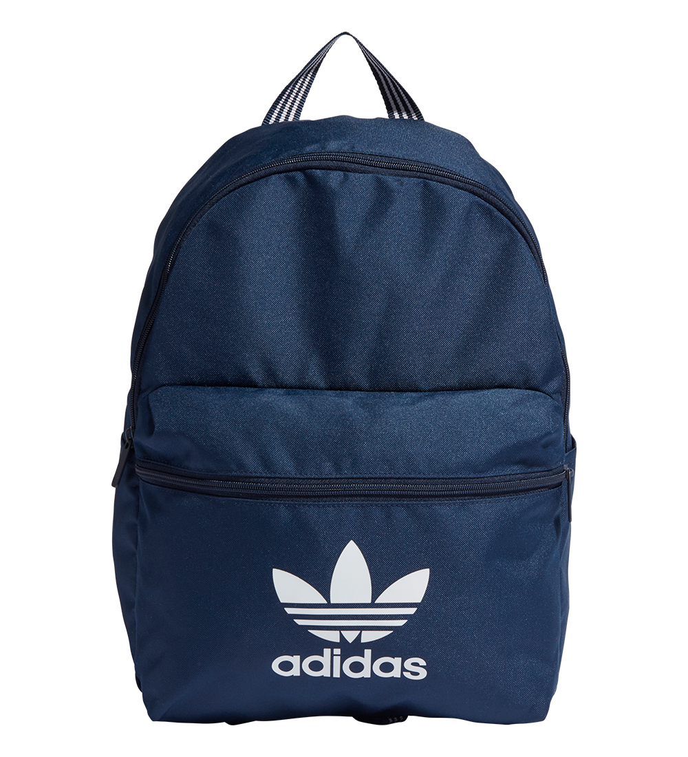 adidas Originals Rygsæk - Adicolor - Navy m. Hvid