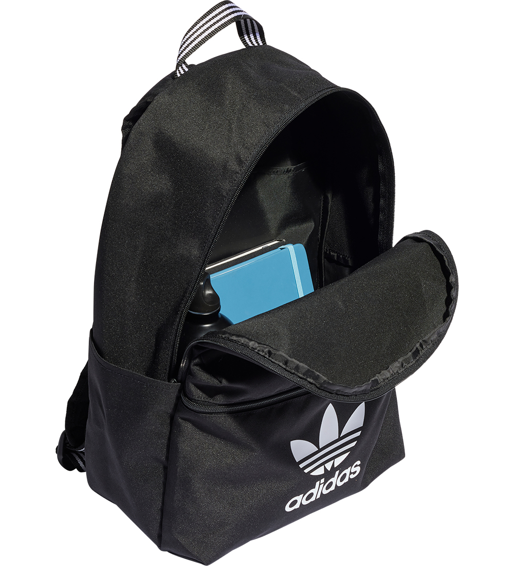 adidas Originals Rygsæk - Adicolor - Sort m. Hvid
