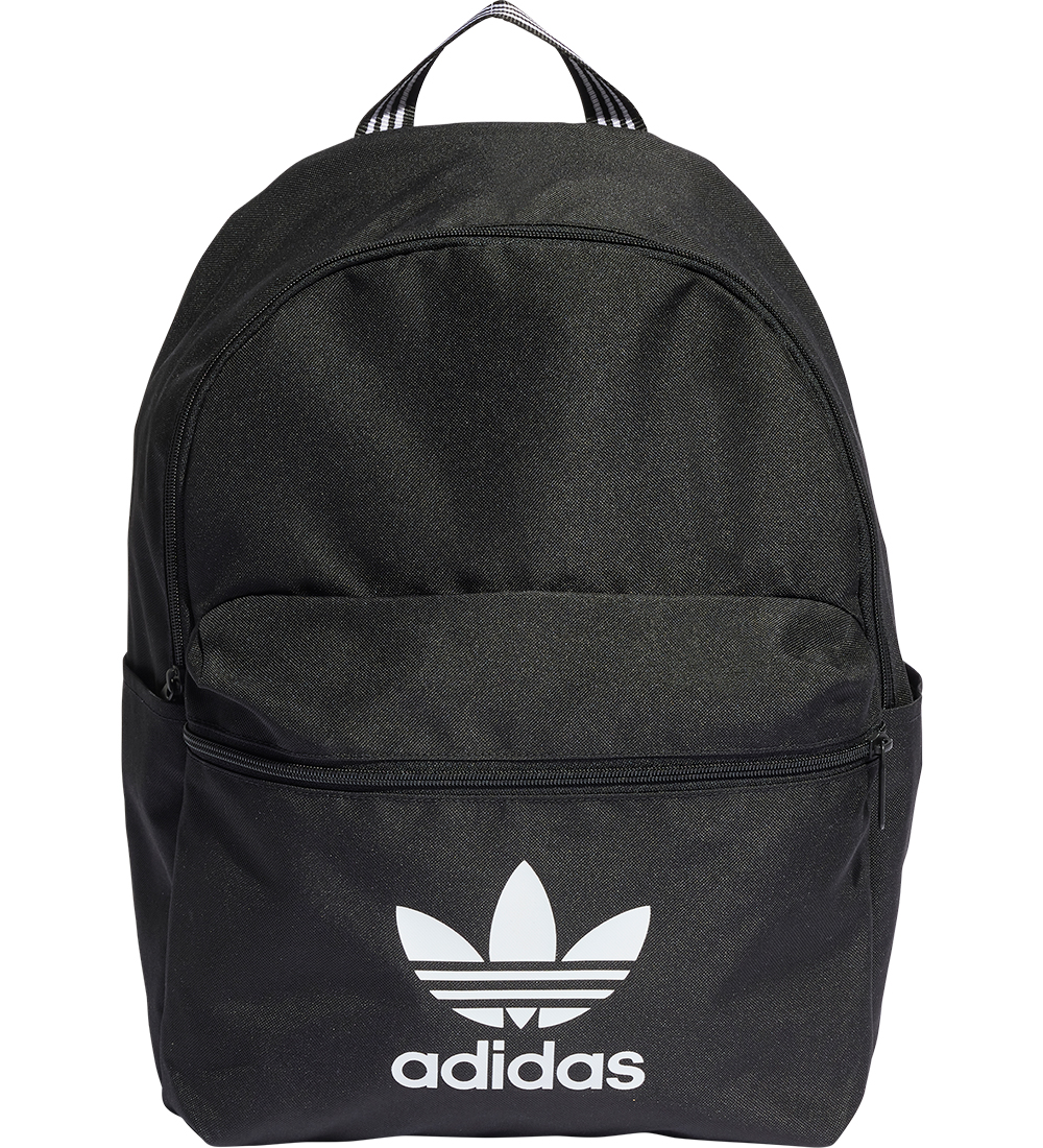 adidas Originals Rygsæk - Adicolor - Sort m. Hvid