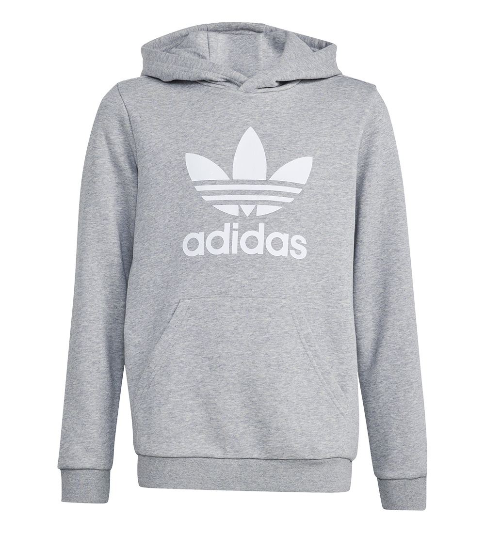 adidas Originals Hættetrøje  - Trefoil - Grå