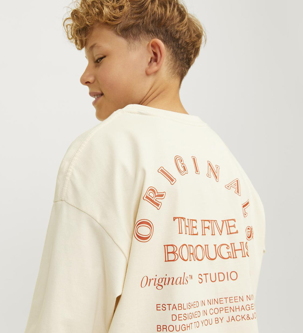 Jack & Jones T-shirt - JorBrooklyn - Buttercream