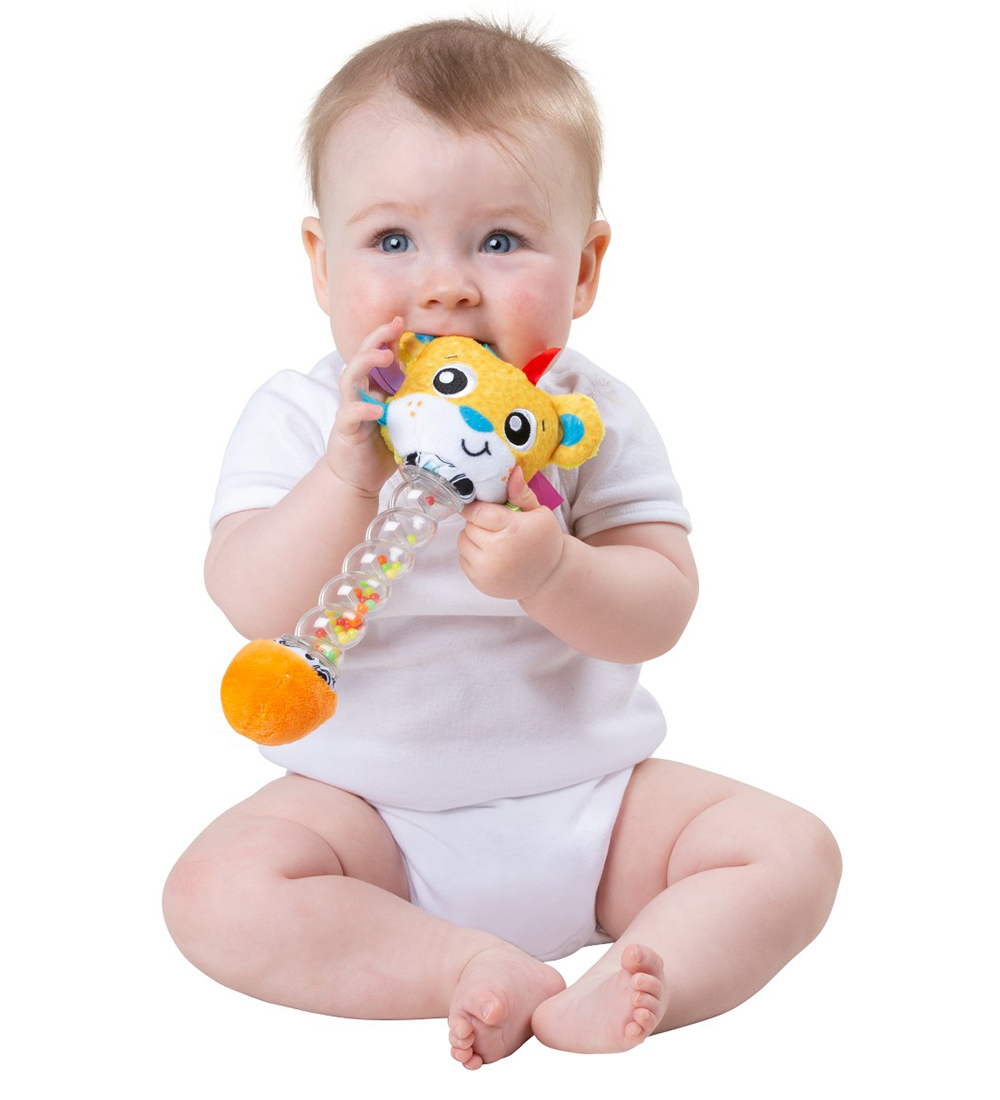 Playgro Rangle - Rain Rattle - Safari m. Løve