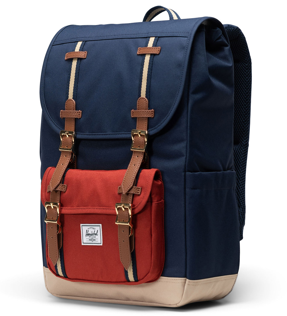 Herschel Rygsæk - Little America Mid - Black Iris/Red Ochre/Twil
