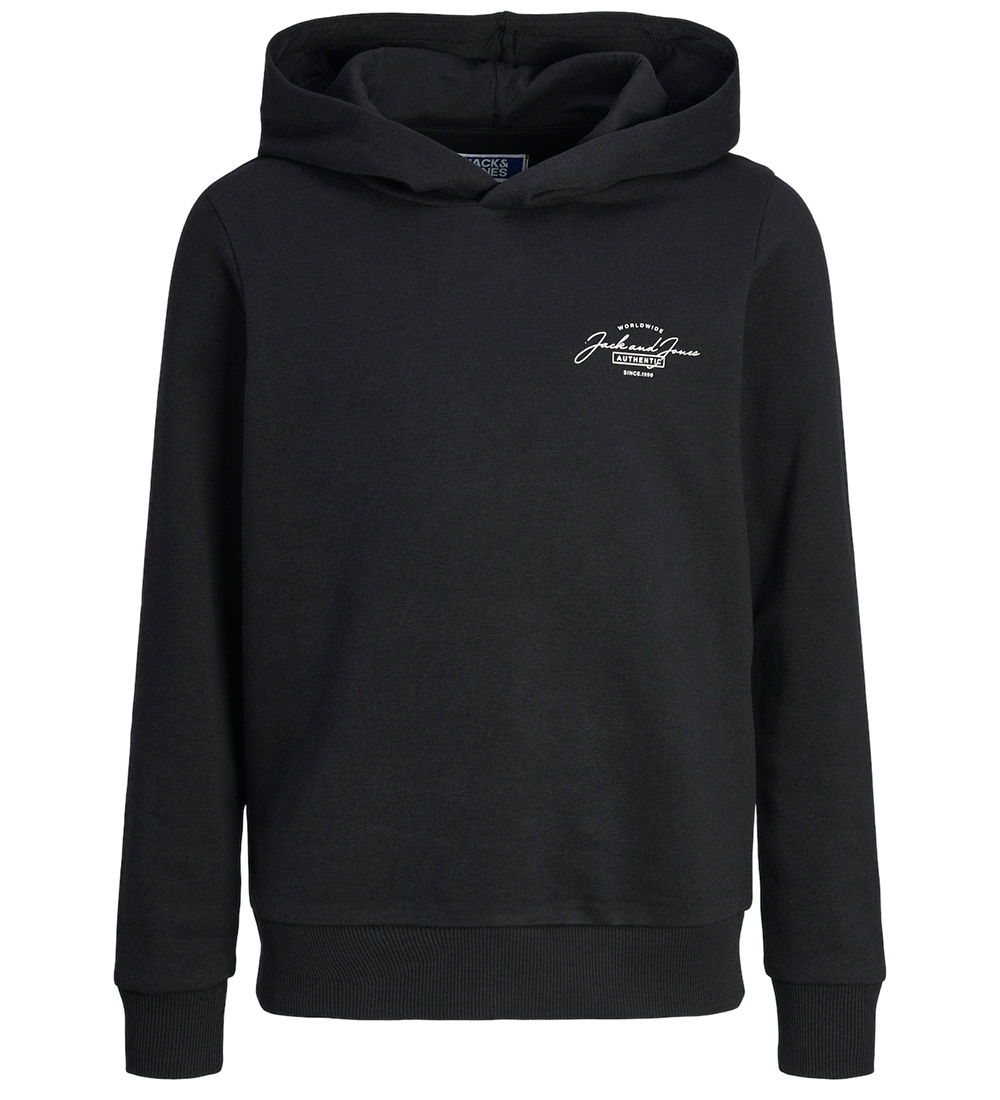 Jack & Jones Hættetrøje - JjFerris - Black/SAMLL