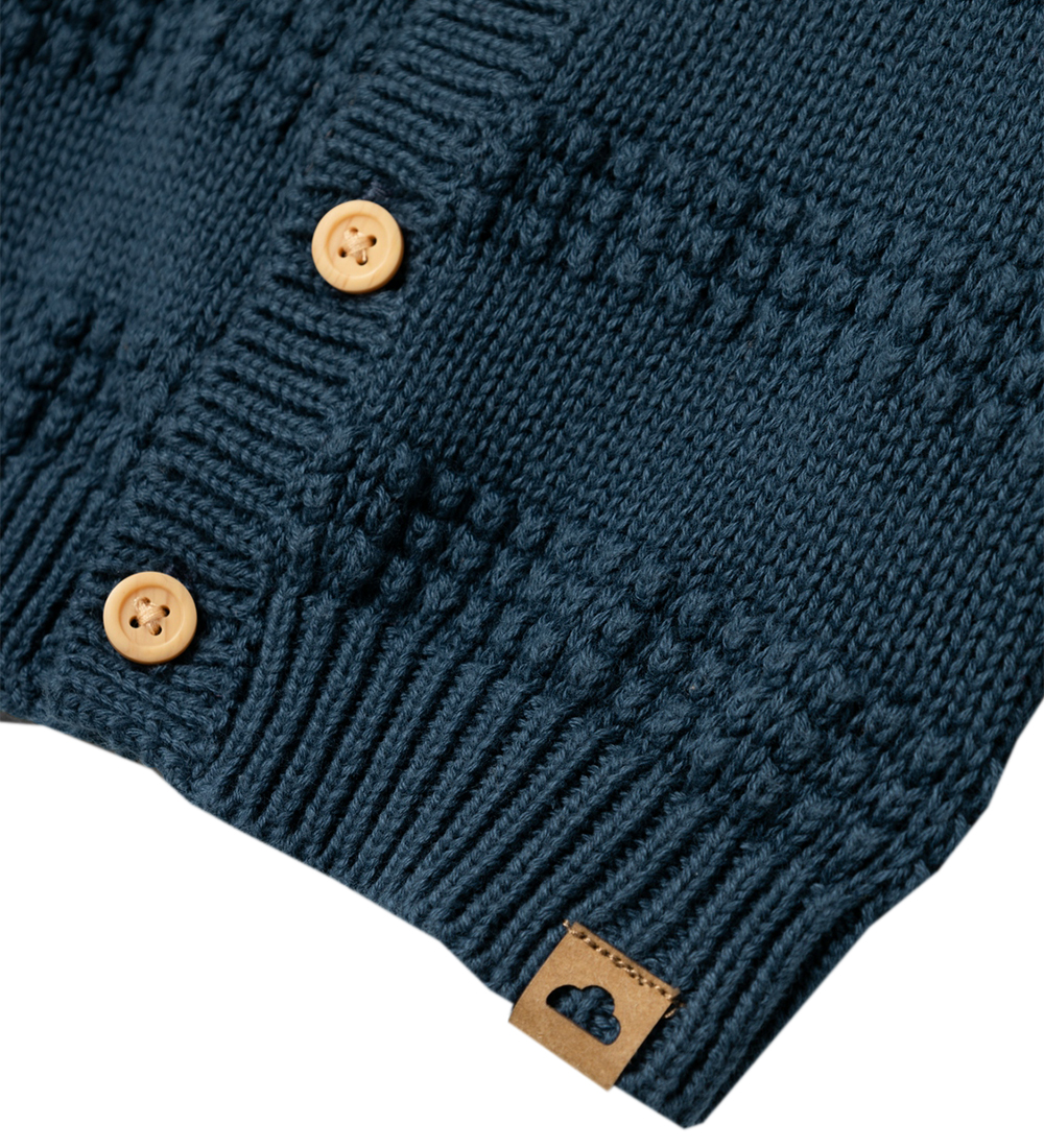 Name It Cardigan - Strik - NbmLosso - Dark Denim
