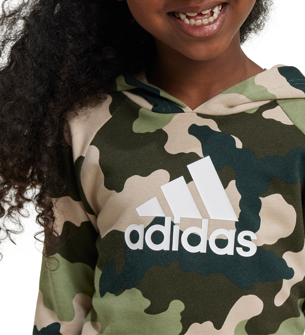 adidas performance Sweatsæt - LK Camo HD - Grøn/Beige