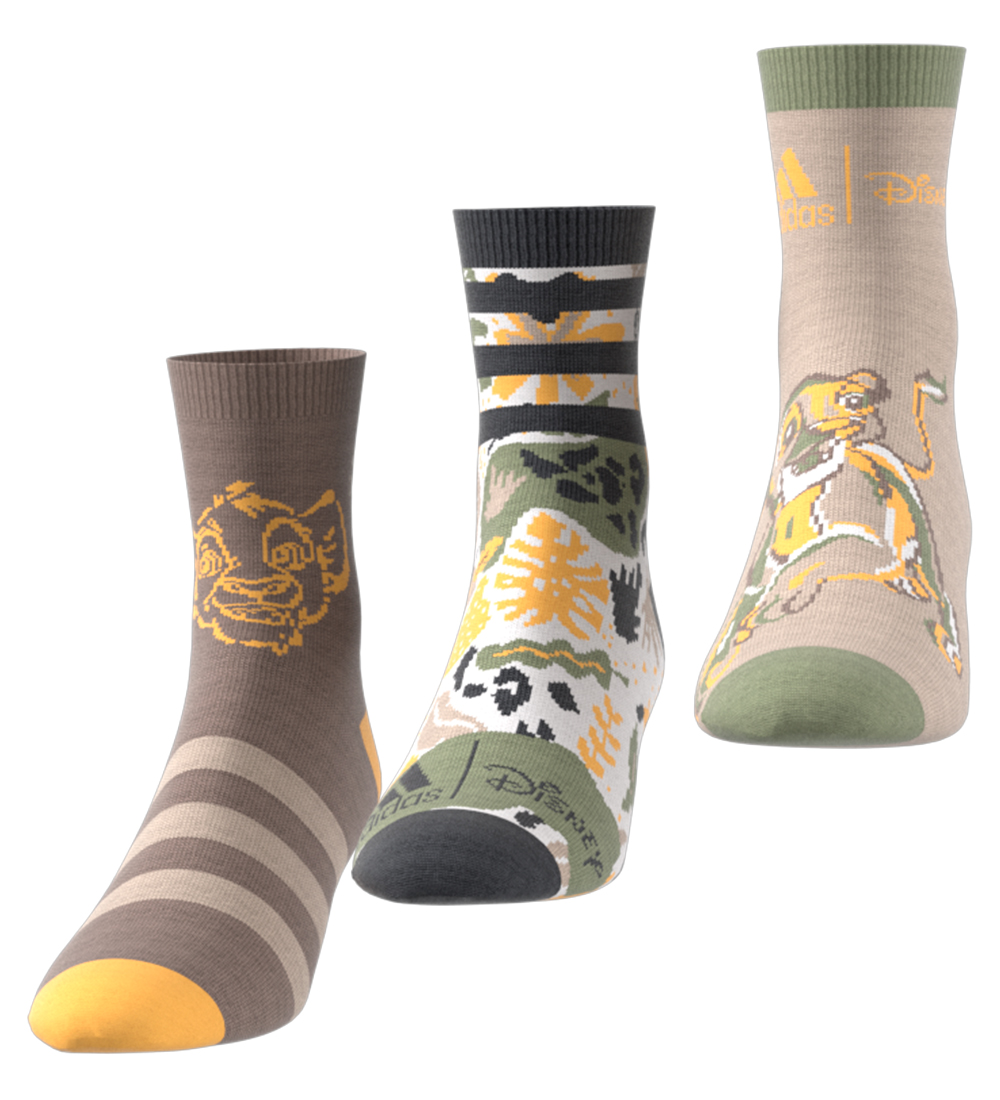adidas Performance Strømper - 3-pak - Lion King - Grøn