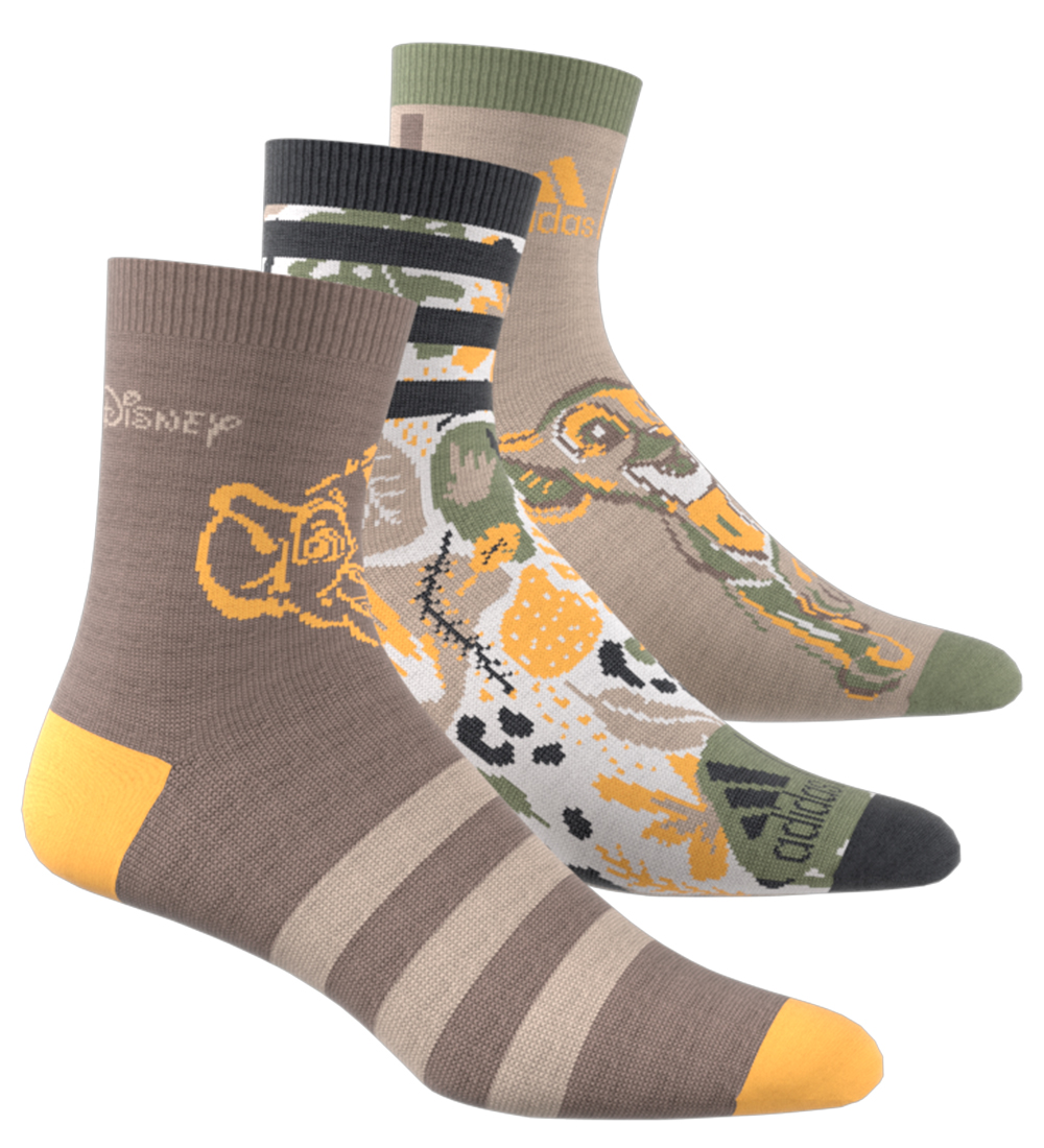 adidas Performance Strømper - 3-pak - Lion King - Grøn