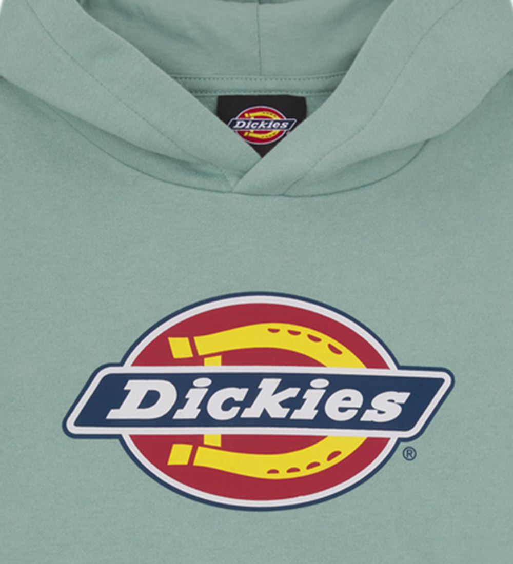 Dickies Hættetrøje - Blue Surf m. Logo