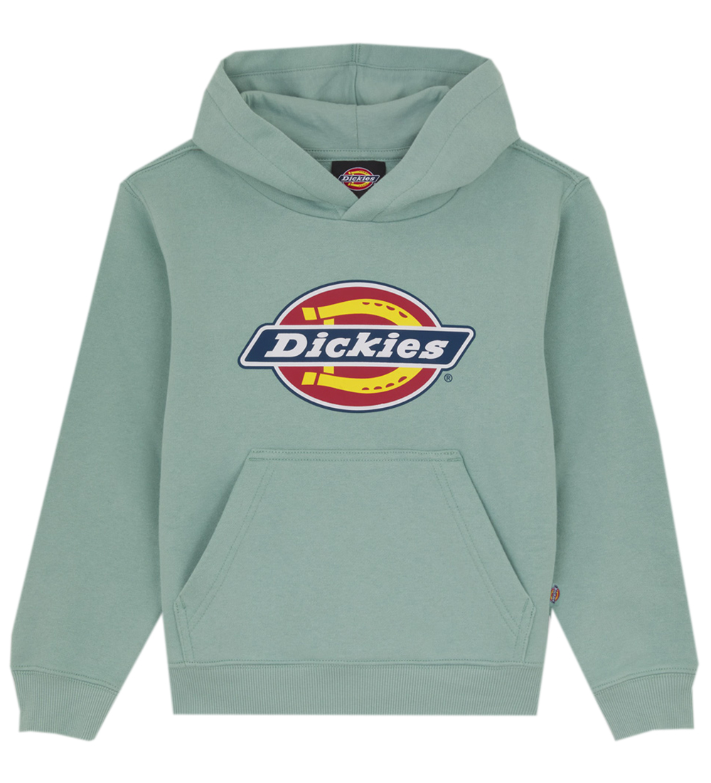 Dickies Hættetrøje - Blue Surf m. Logo