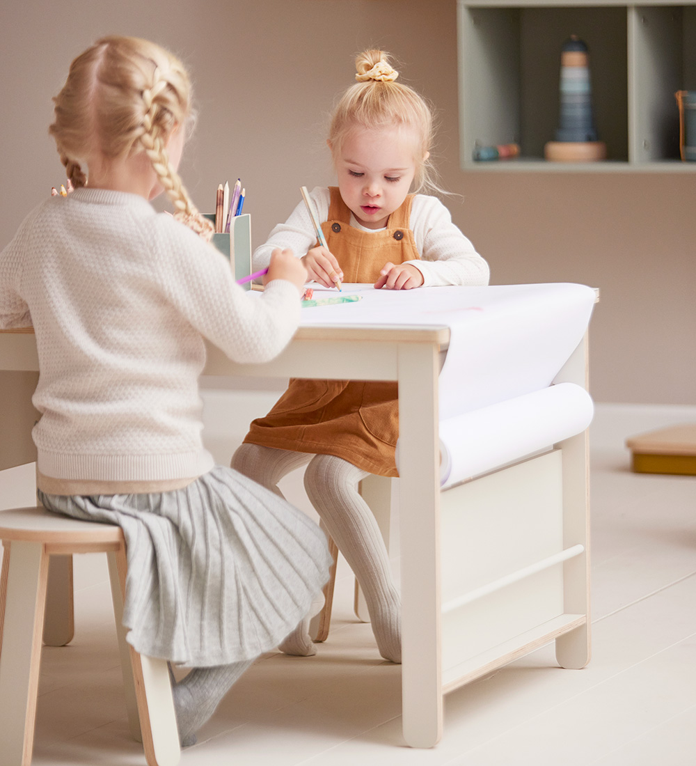 Flexa Tegnebord - Play - Warm Grey/Birch Plywood