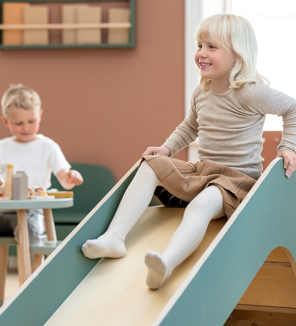 Flexa Rutsjebane - Play - Dusty Green/Birch Plywood