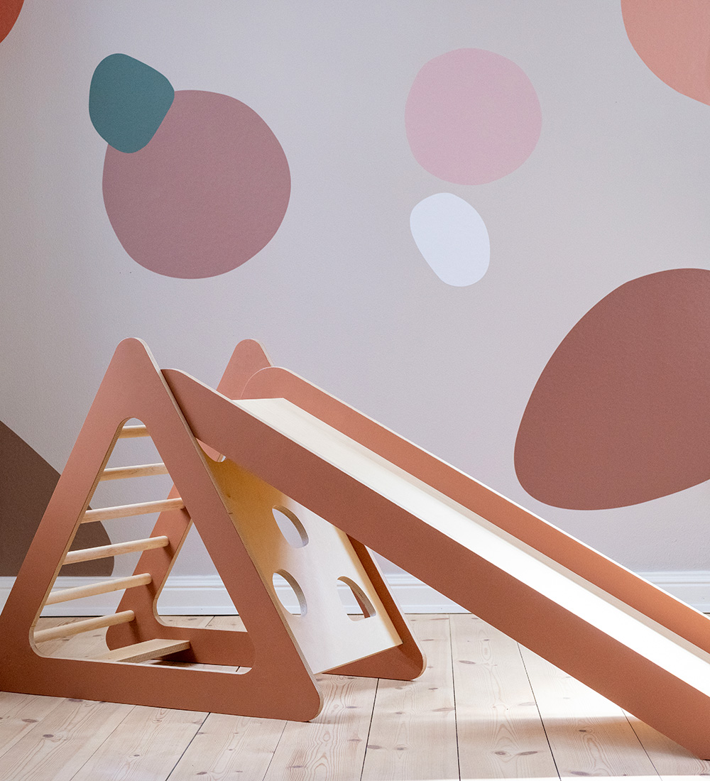 Flexa Rutsjebane Til Legetårn - Play - Blush/Birch Plywood