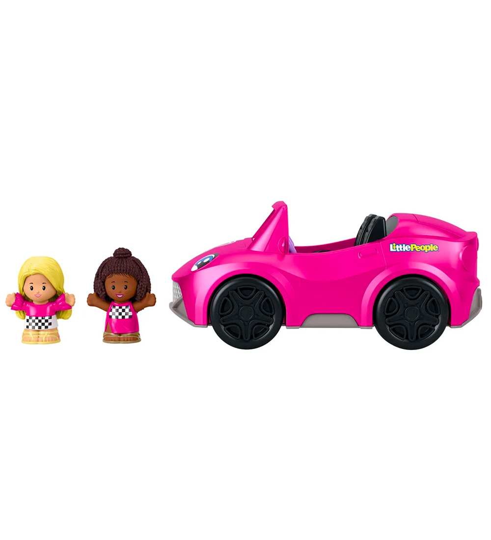 Fisher-Price Bil m. Lyd - Little People - Pink m. Barbie