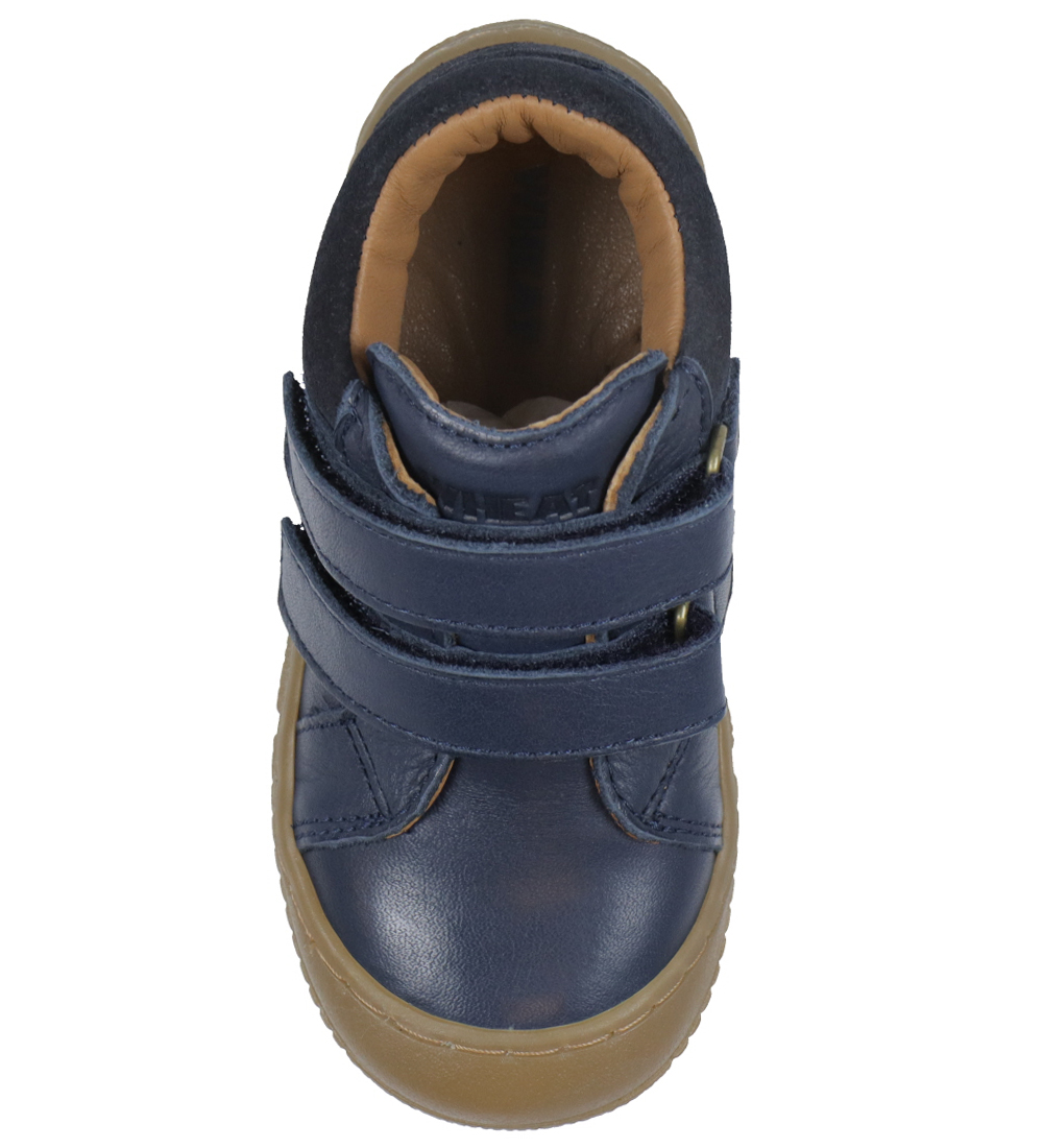 Wheat Begyndersko - Ivalo Dobbelt Velcro Prewalker - Navy