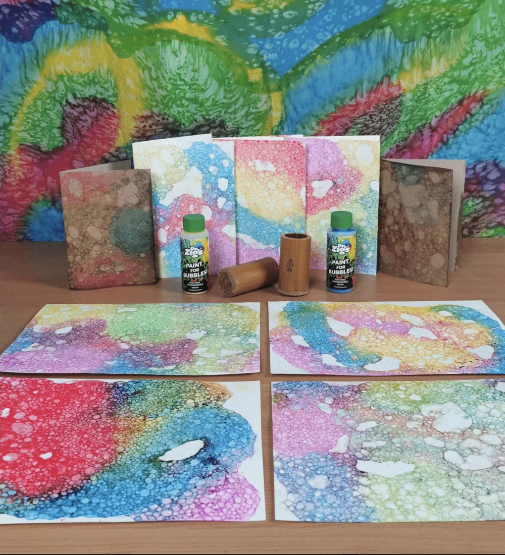 Dr Zigs Sæbeboblesæt - Bubble Painting Kit