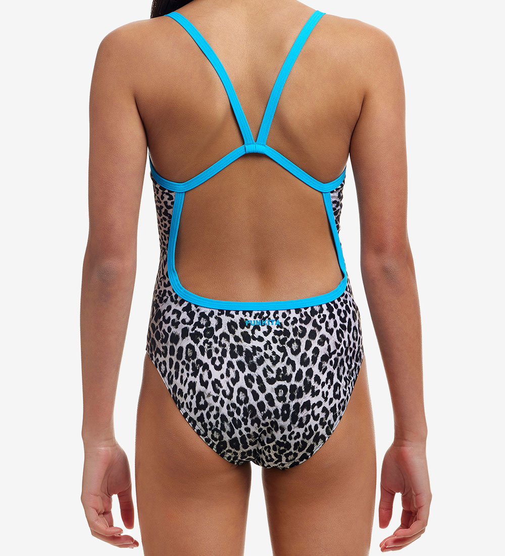 Funkita Badedragt - Single Strap - UV50+ - White Walker