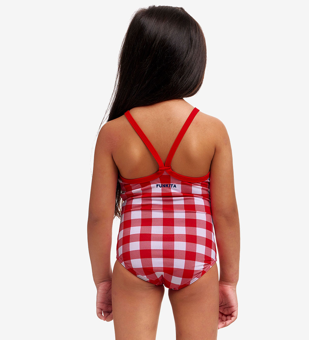 Funkita Badedragt - Printed - UV50+ - Red Checker