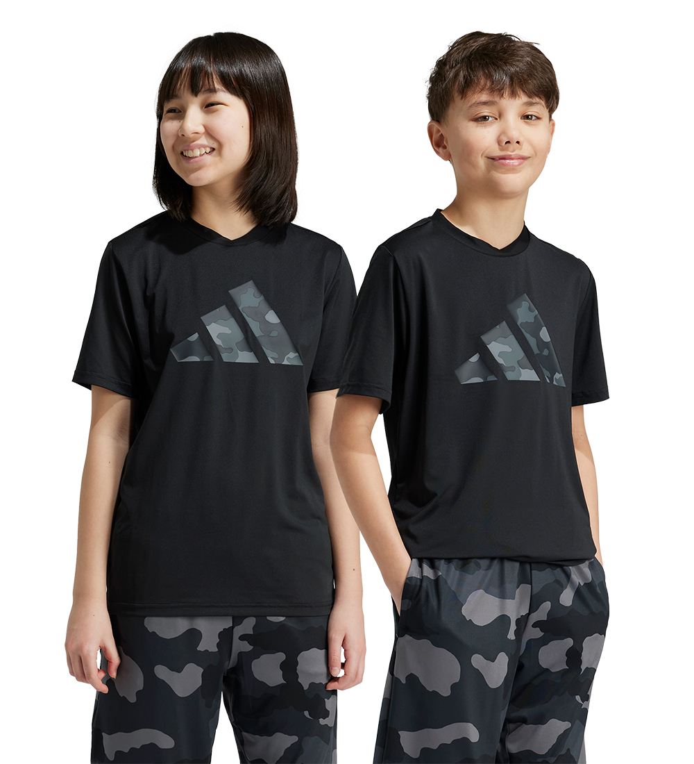 adidas Performance T-shirt - J TR-ES PRI T - Sort