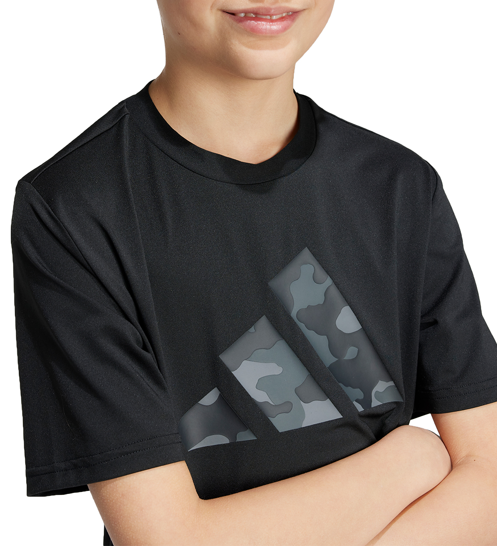 adidas Performance T-shirt - J TR-ES PRI T - Sort