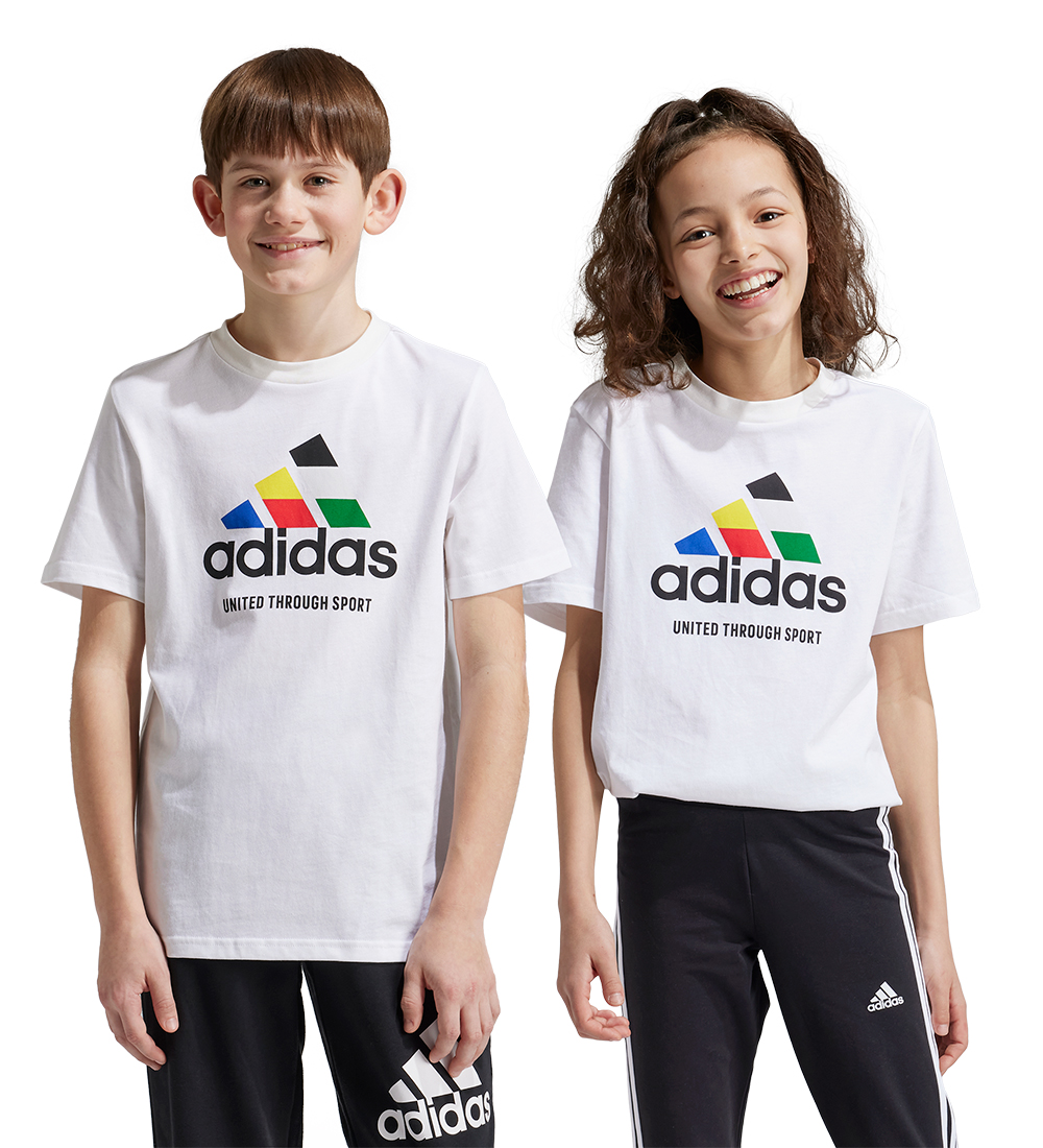 adidas Performance T-shirt - Tiro Nations - Hvid
