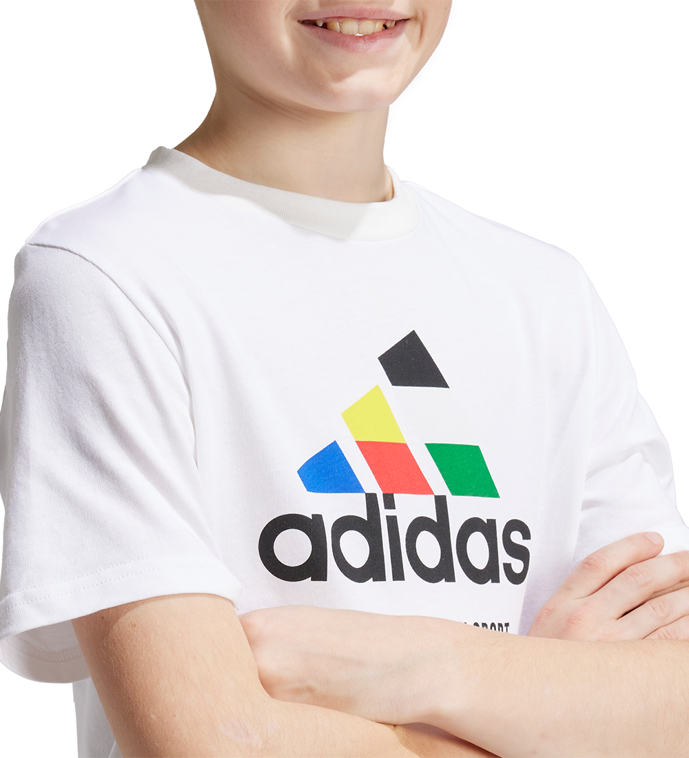 adidas Performance T-shirt - Tiro Nations - Hvid