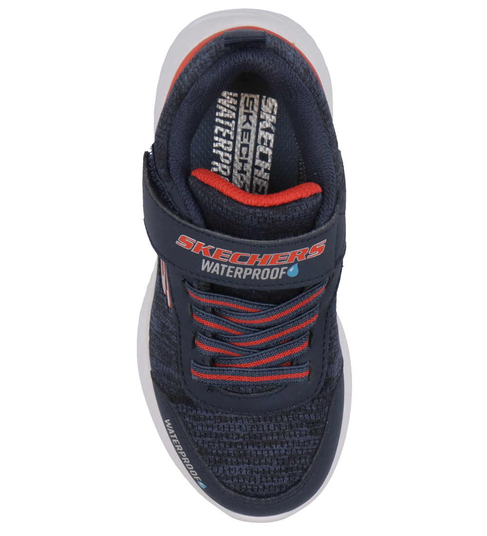Skechers Sko - Dripper Drop - Waterproof - Navy/Rød