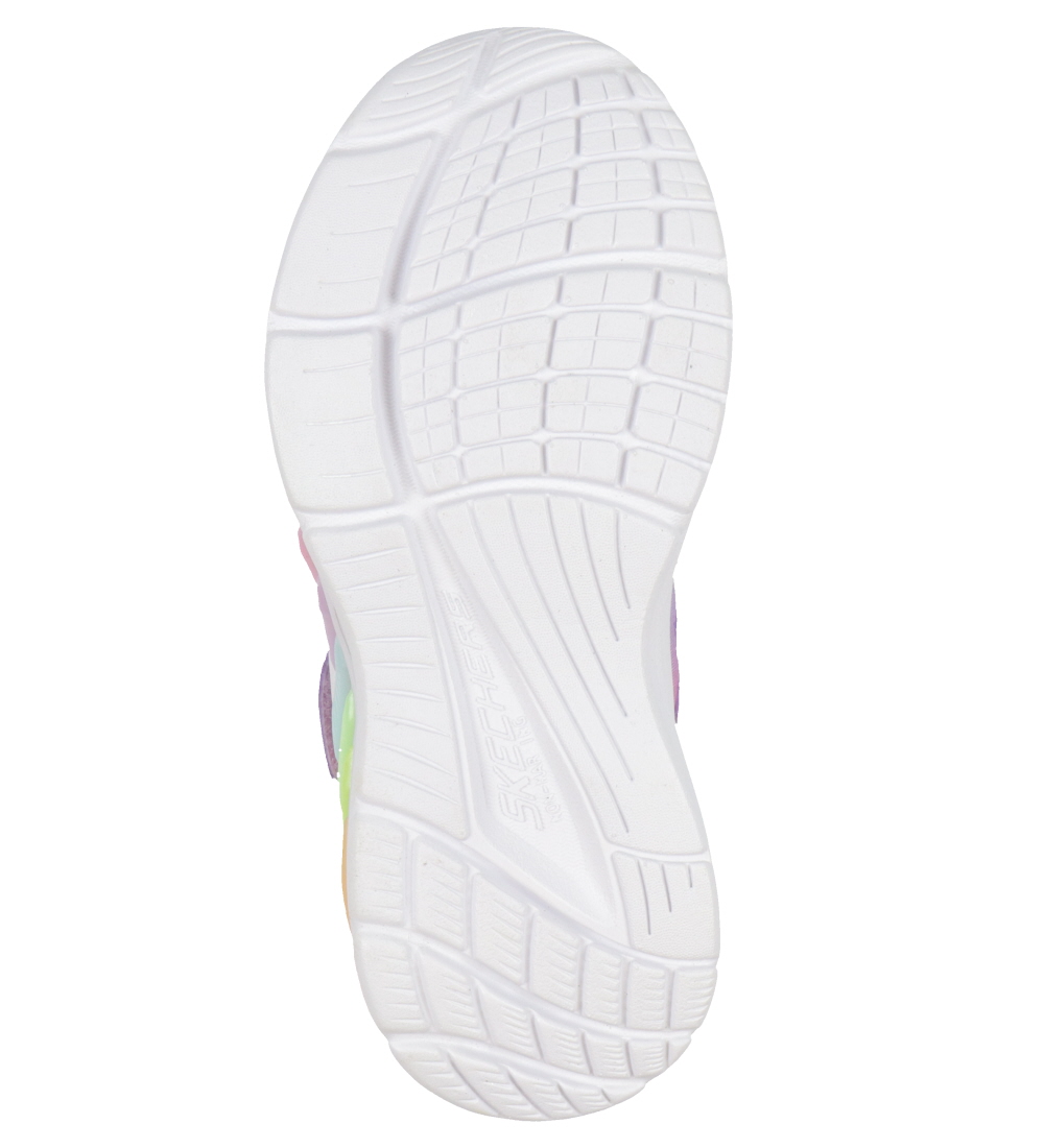 Skechers Sko m. Lys - Rainbow Cruisers - Lavender/Multi