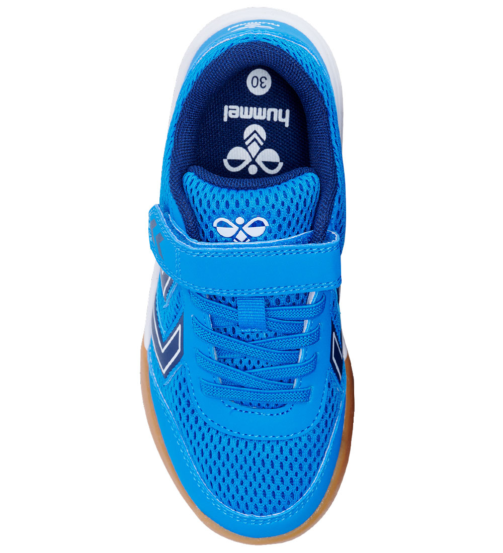 Hummel Sko - Multiplay Flex VC JR - Blå/Hvid