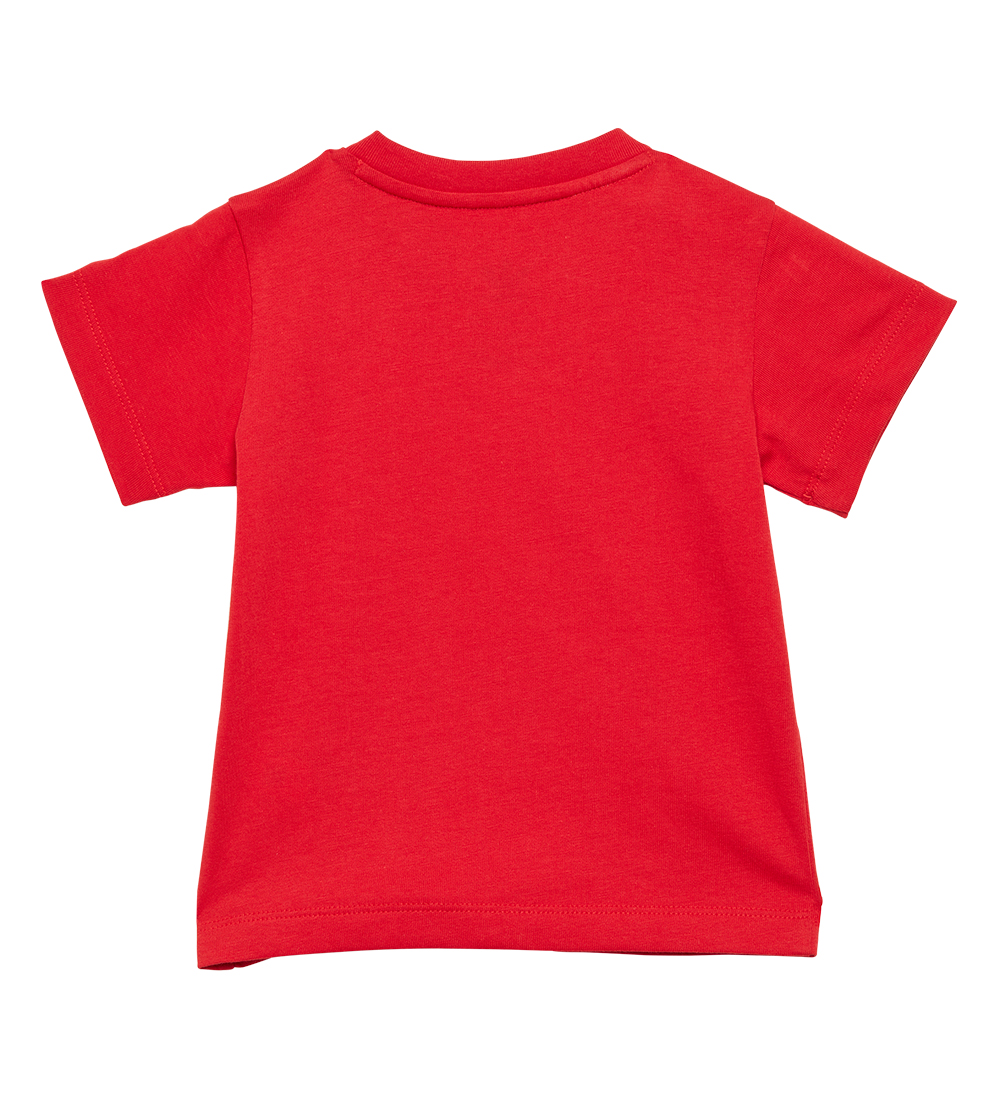 adidas Originals T-shirt - Trefoil - Rød/Hvid