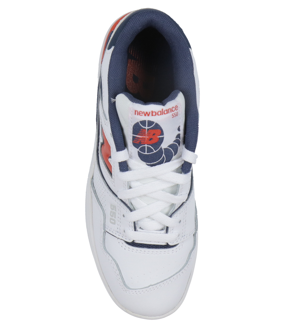 New Balance Sko - 550 - White/True Red