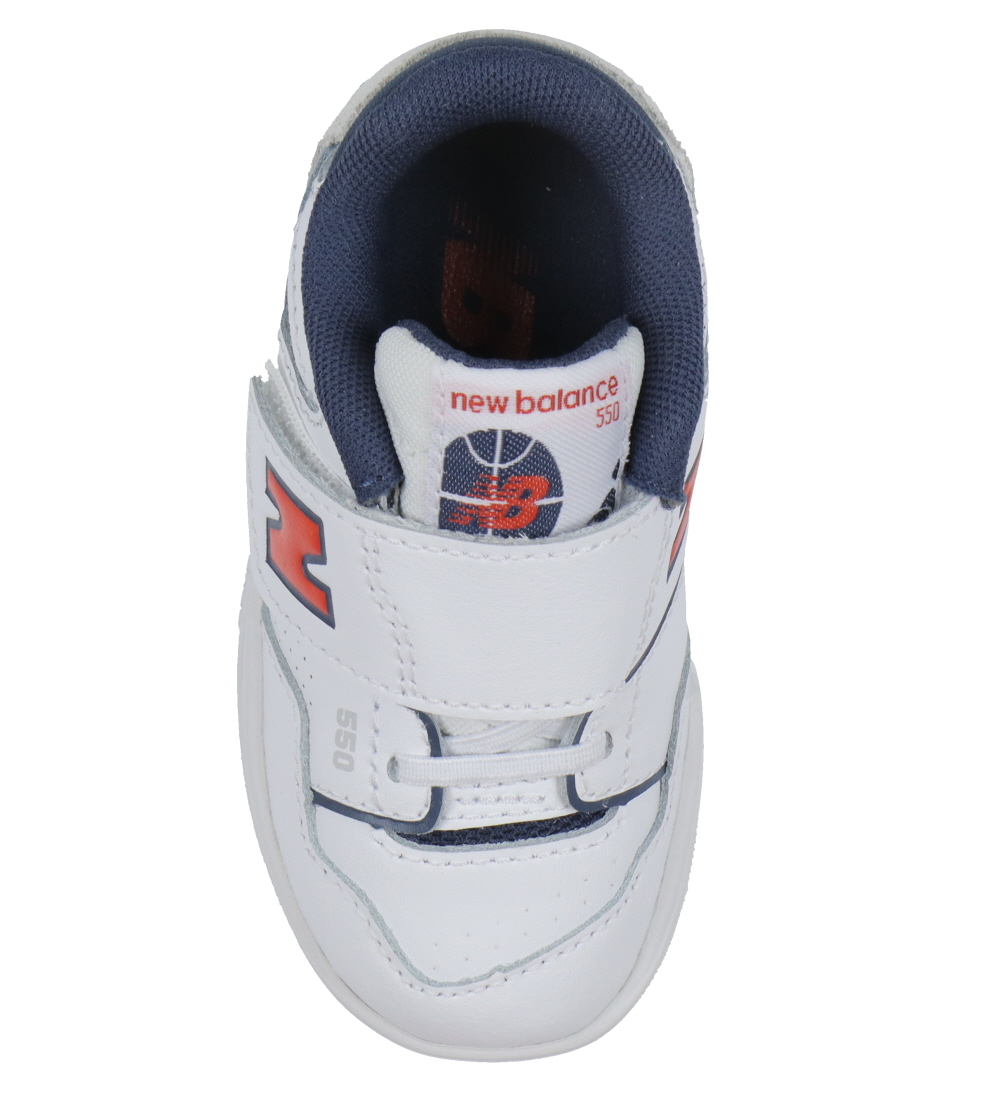 New Balance Sko - 550 - White/True Red