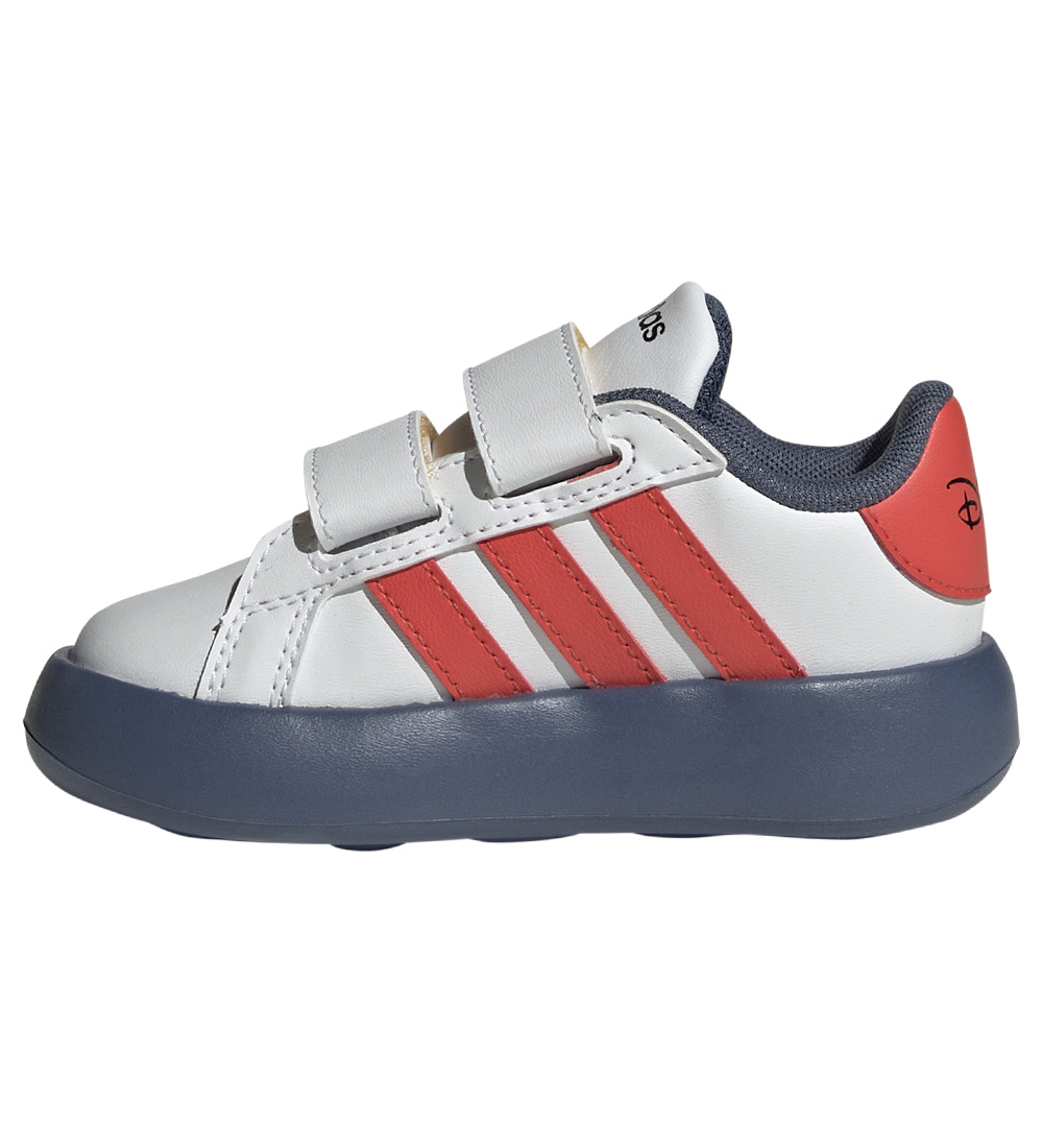 adidas Performance Sko - Grand Court Mickey - Hvid/Rød