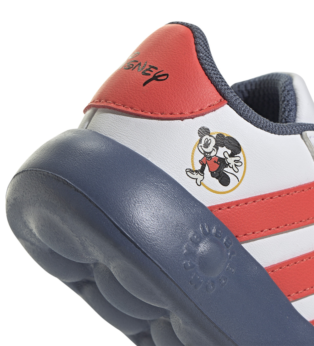 adidas Performance Sko - Grand Court Mickey - Hvid/Rød