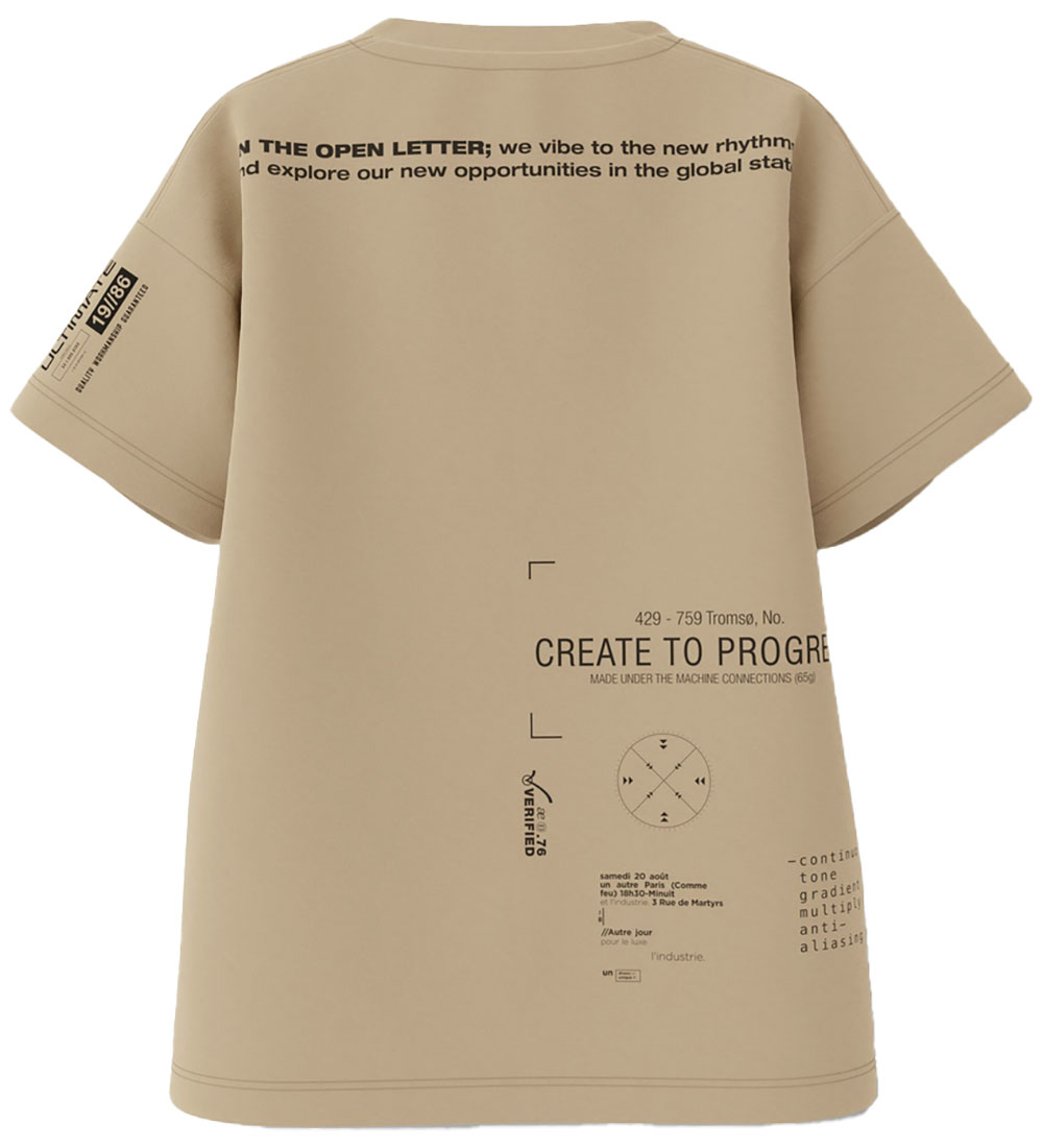 Name It T-Shirt - NkmLauven - Loose - Irish Cream