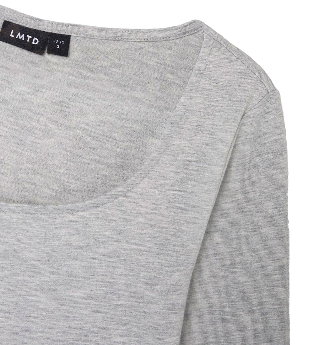 LMTD Bluse - NlfNove - Light Grey Melange