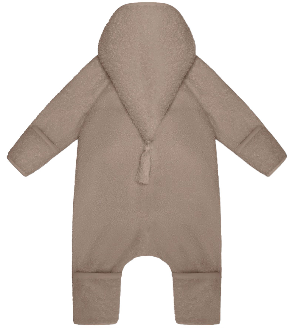 Mini A Ture Fleecedragt - Teddy - MatAdel - Grey Brown