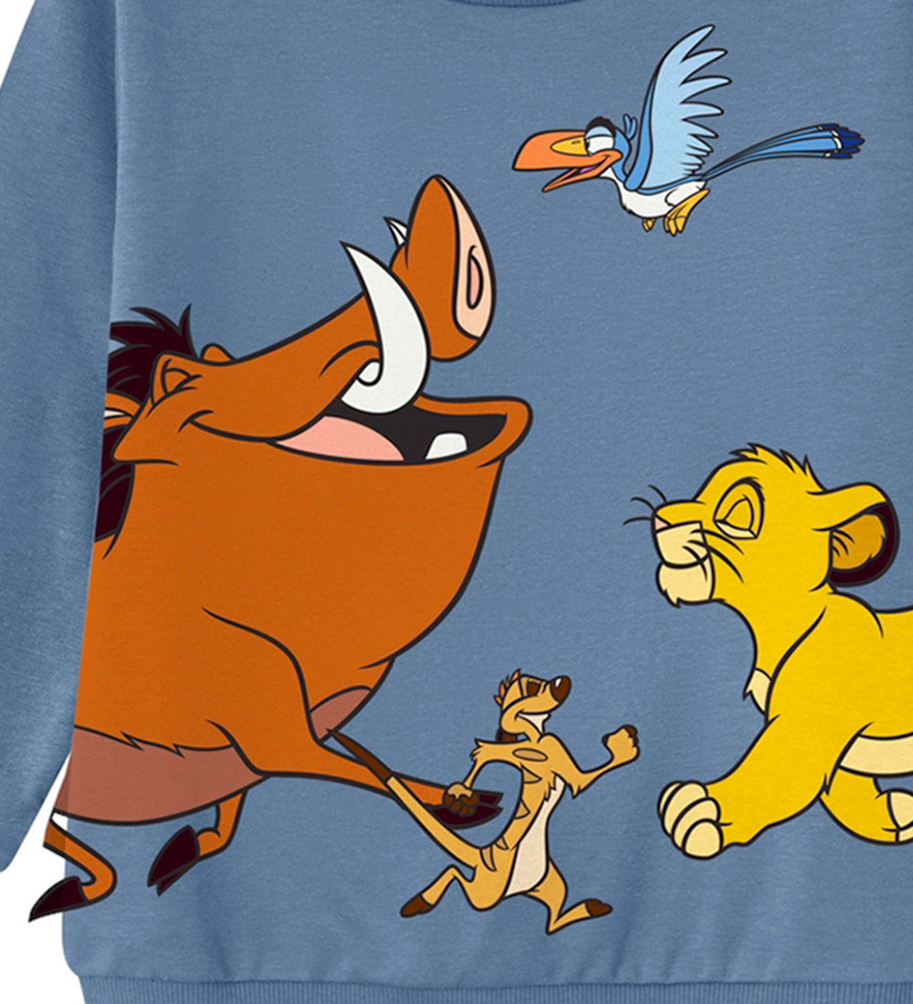 Name It Sweatshirt - NmmJais Lionking - Coronet Blue