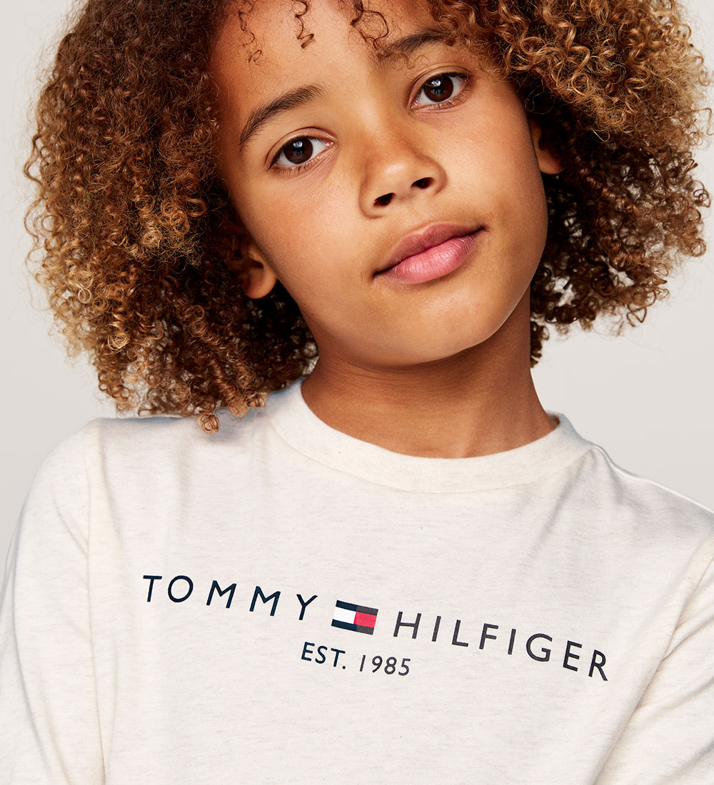 Tommy Hilfiger Bluse - U Essential - Calico Heather