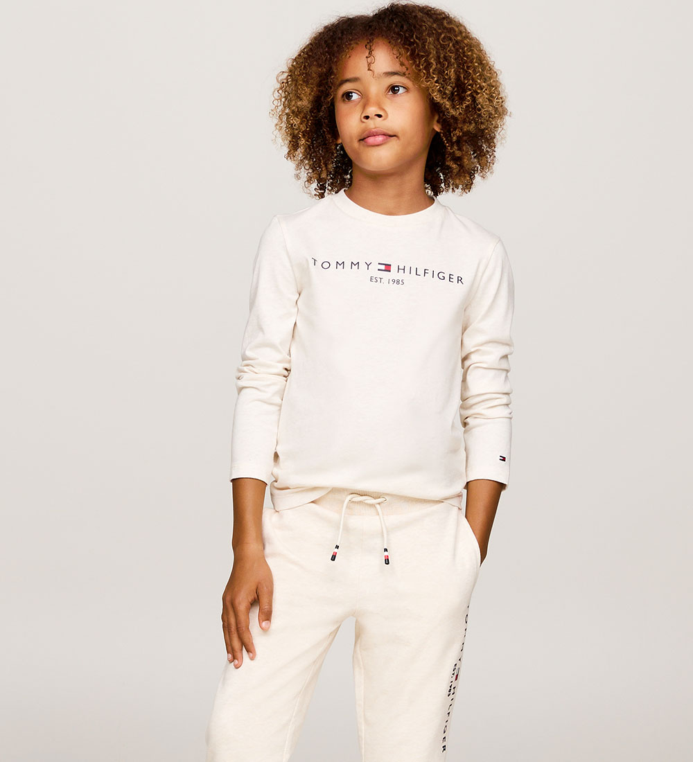 Tommy Hilfiger Bluse - U Essential - Calico Heather