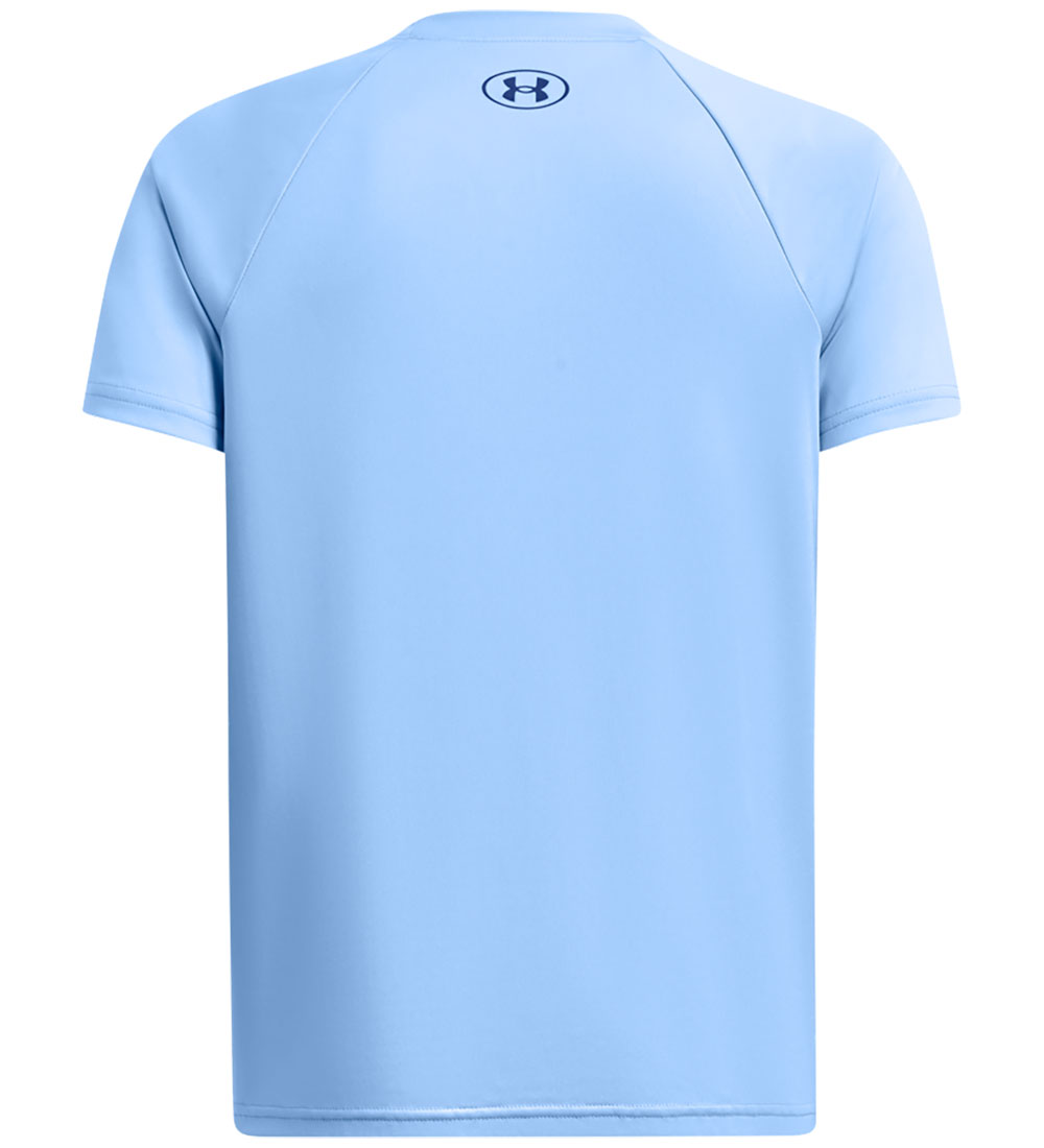 Under Armour T-shirt - Tech Big Logo - Horizon Blue/Mørkeblå