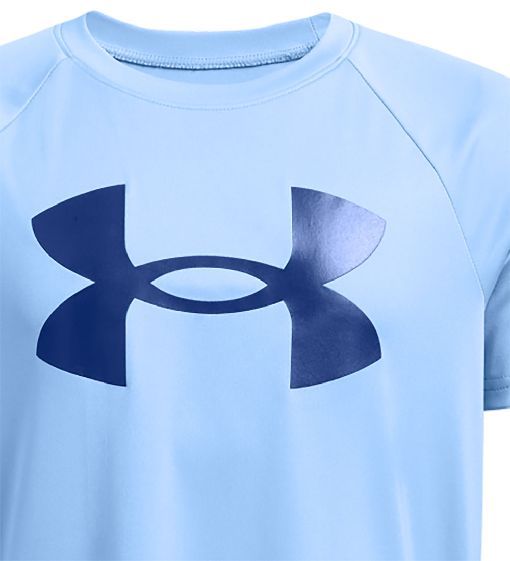 Under Armour T-shirt - Tech Big Logo - Horizon Blue/Mørkeblå