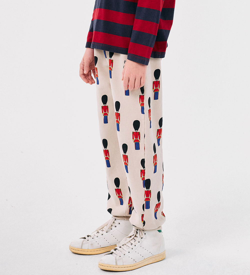 Bobo Choses Sweatpants - Little Tin Soldiers - Light Brown