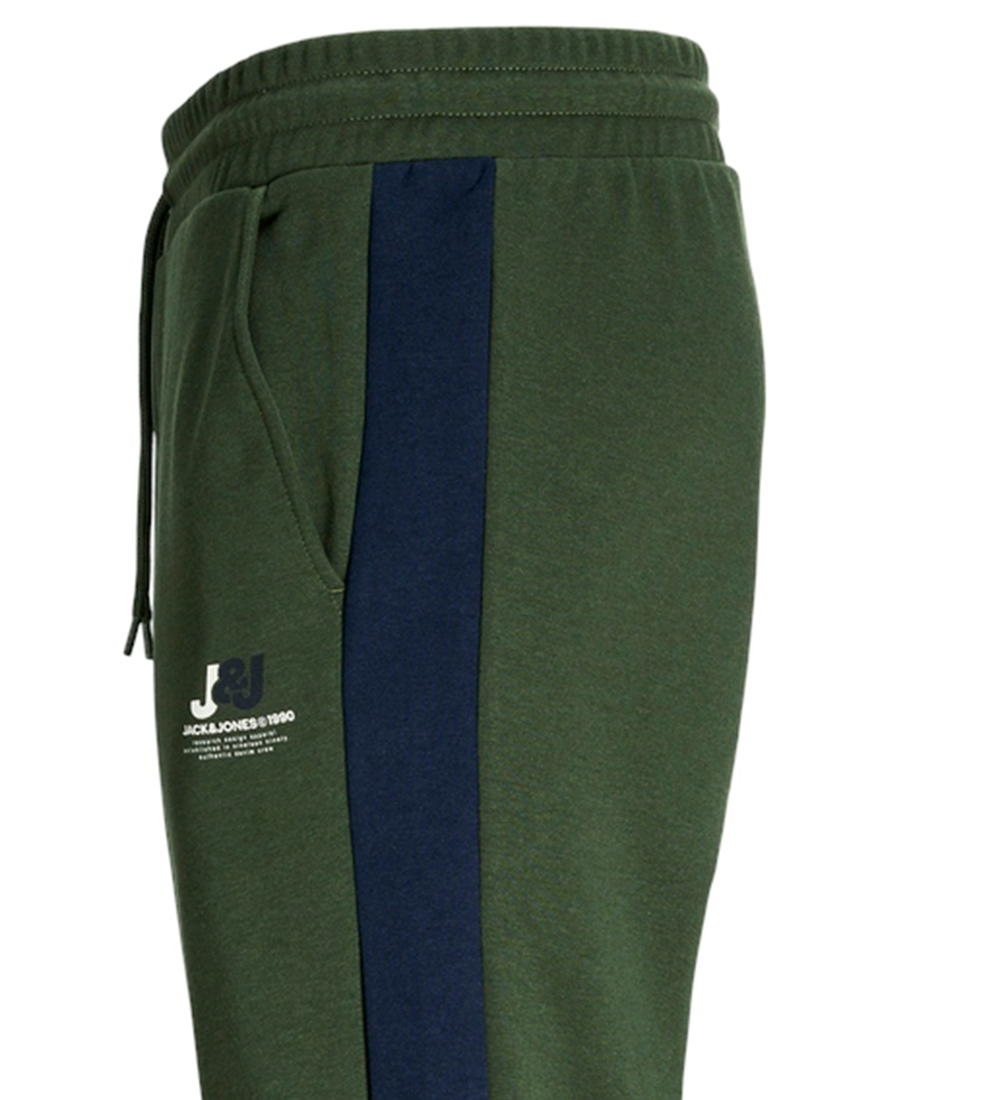 Jack & Jones Sweatpants - JpstGordon - Kombu Green/Blocking Navy