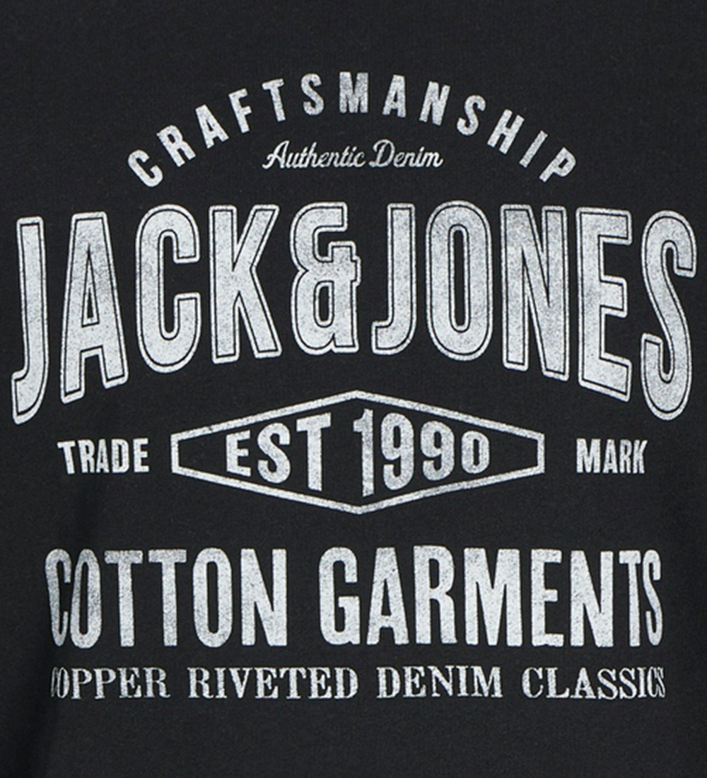 Jack & Jones Sweatshirt - JjJeans - Sort